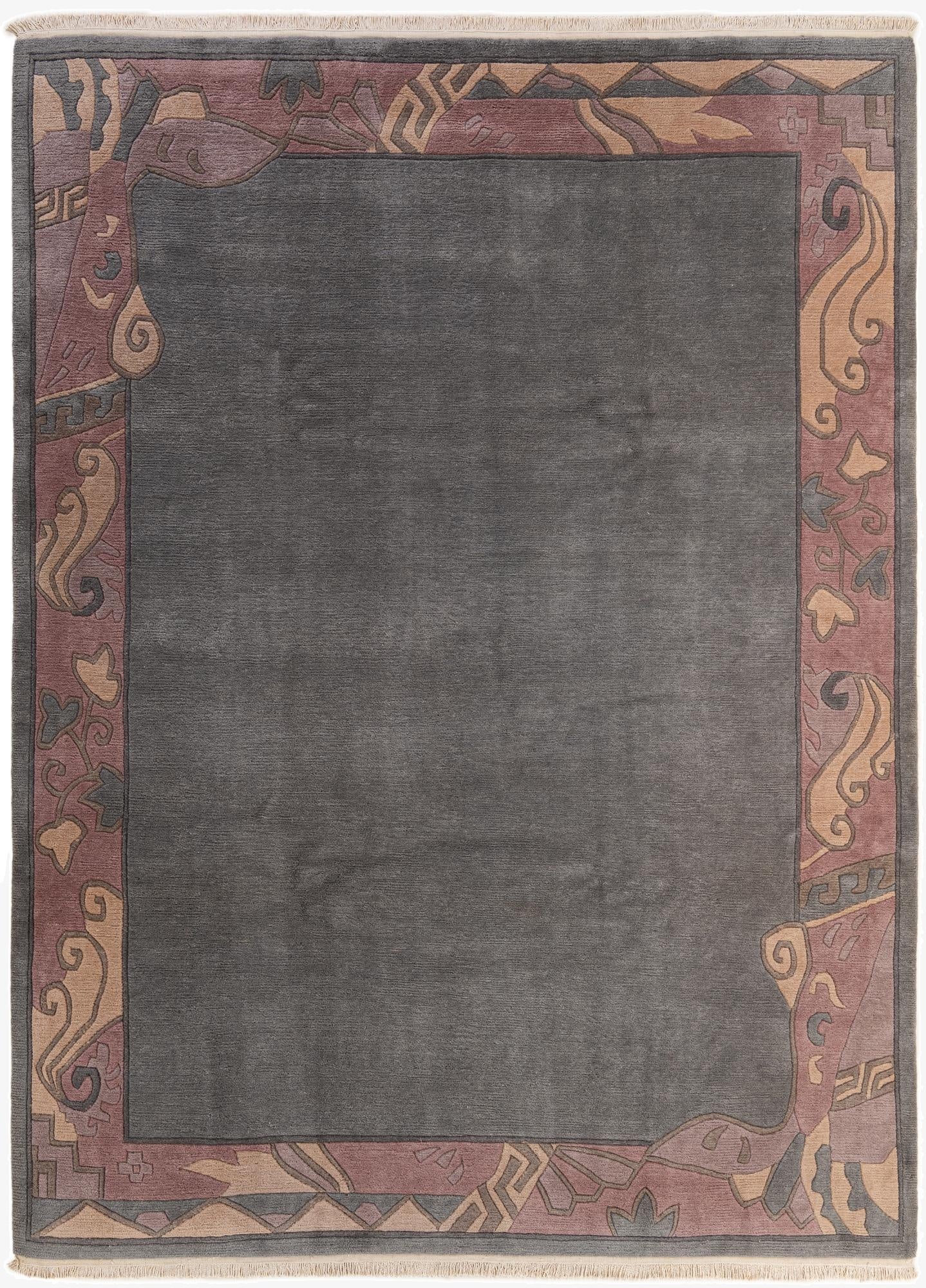 8' 5 x 11' 5  Hand Knotted Tibet Wool Rug