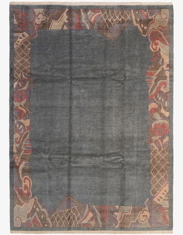 8' 4 x 11' 7 Hand Knotted Tibet Wool Rug