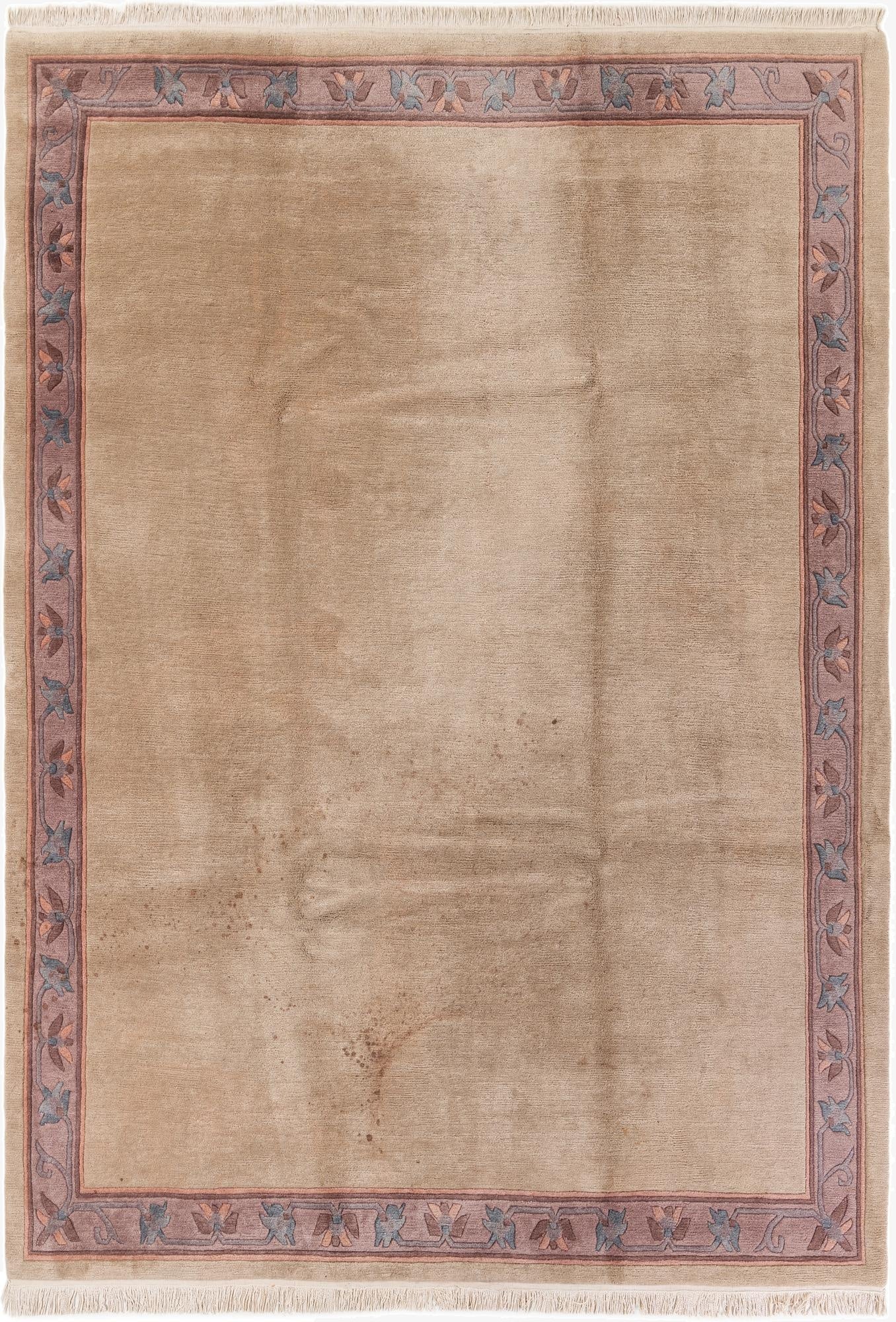 8' x 11' 4  Hand Knotted Tibet Wool Rug