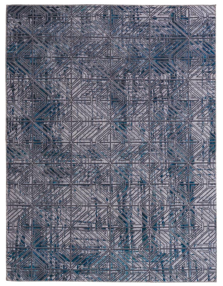 Detail image of 5' x 7' 2 Washable Timeless Rug