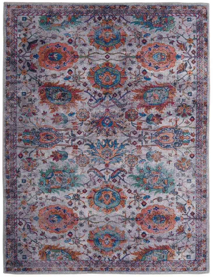 Detail image of 5' x 7' 6 Washable Timeless Rug