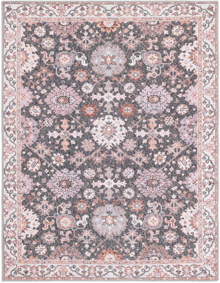 Detail image of 4' 1 x 6' 1 Washable Timeless Rug