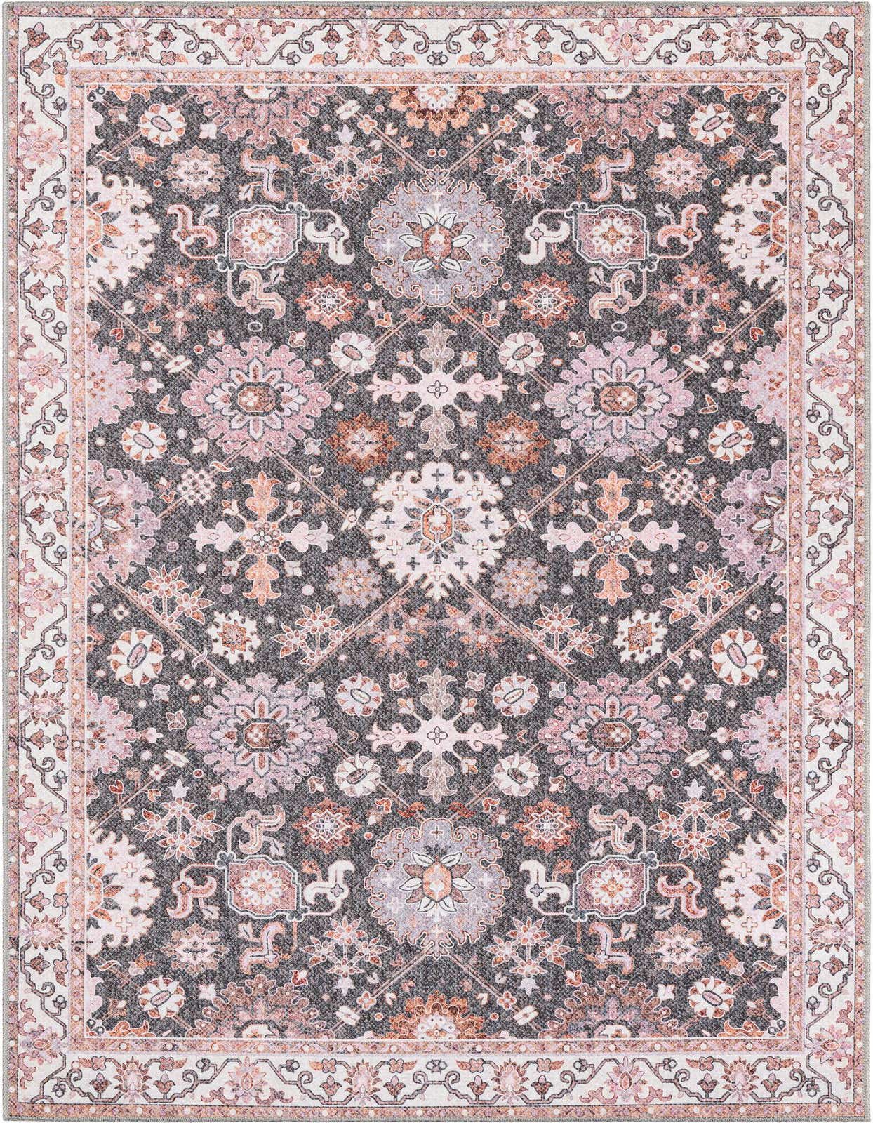 5' 1 x 8' Washable Timeless Rug