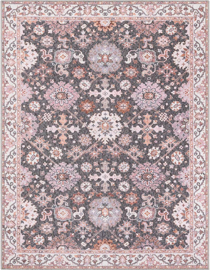 Detail image of 5' 1 x 8' Washable Timeless Rug