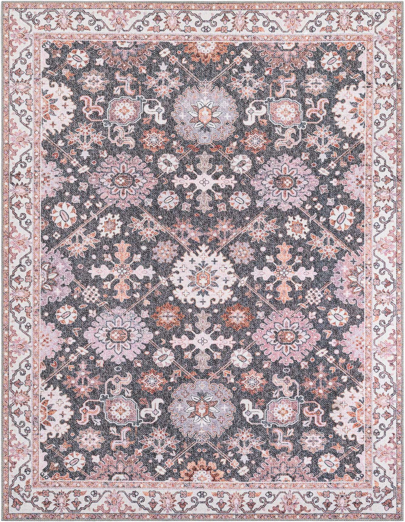 6' 1 x 9' Washable Timeless Rug