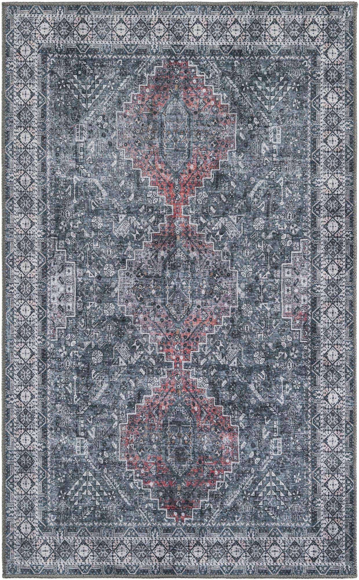 3' 6 x 5' 6 Washable Timeless Rug