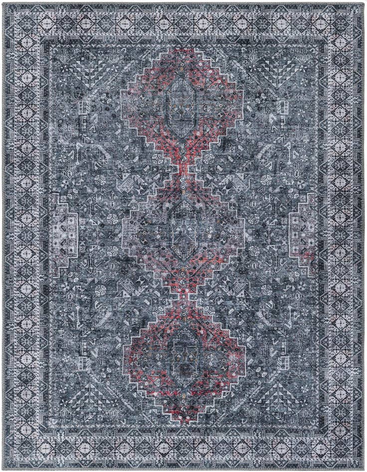 Detail image of 4' 1 x 6' 1 Washable Timeless Rug