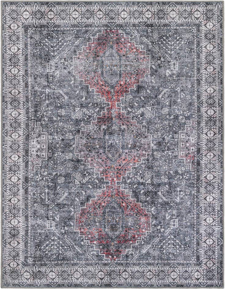 Detail image of 5' 1 x 8' Washable Timeless Rug