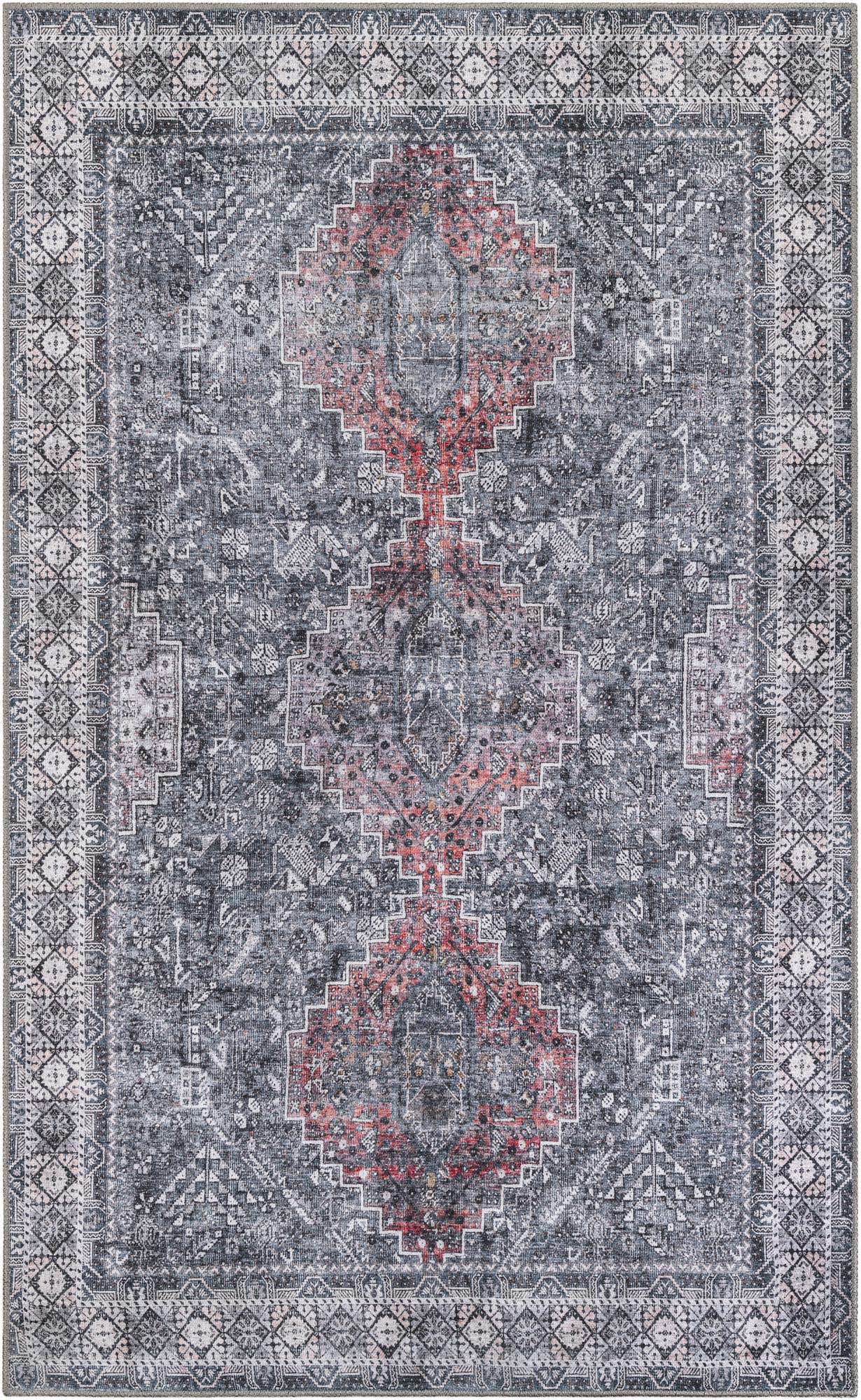 5' 1 x 8' Washable Timeless Rug