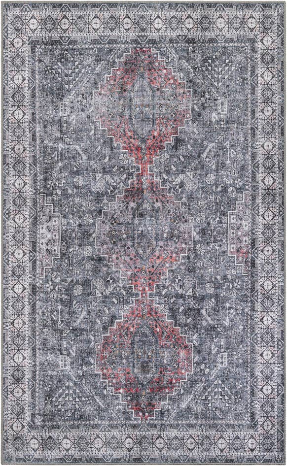 Detail image of 5' 1 x 8' Washable Timeless Rug