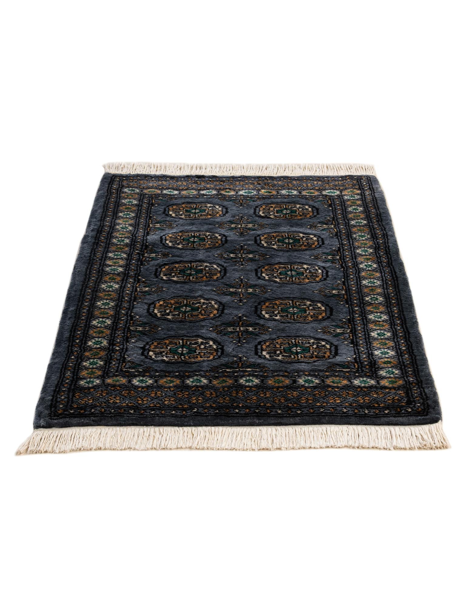 2' 8 x 4' 1 Hand Knotted Torkaman Wool Rug
