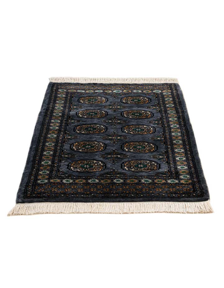 2' 8 x 4' 1 Hand Knotted Torkaman Wool Rug