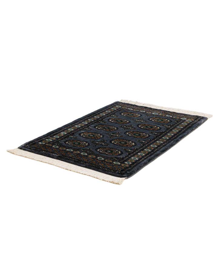 2' 8 x 4' 1 Hand Knotted Torkaman Wool Rug