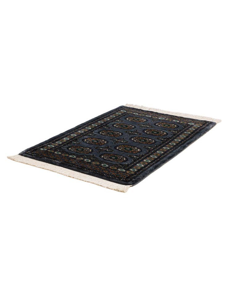 Detail image of 2' 8 x 4' 1 Hand Knotted Torkaman Wool Rug