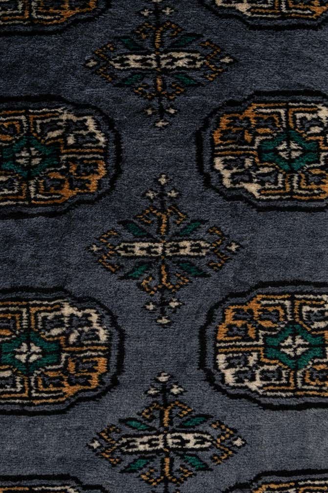 2' 8 x 4' 1 Hand Knotted Torkaman Wool Rug