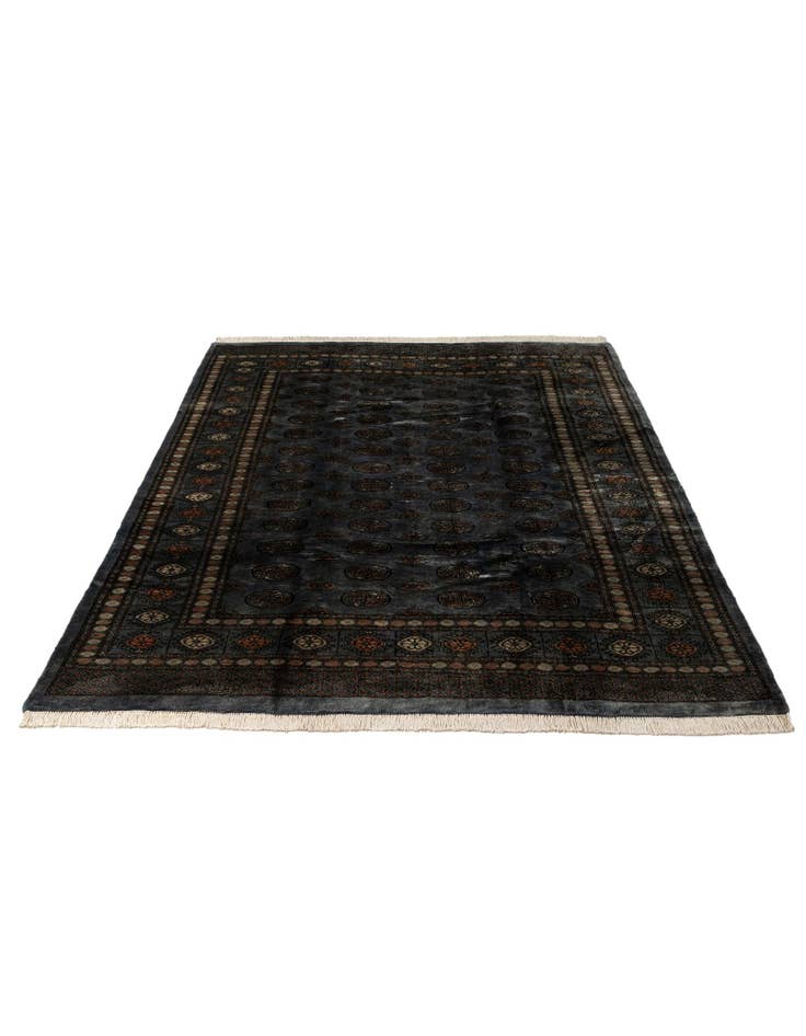 Detail image of 7' 6 x 9' 8 Hand Knotted Torkaman Persian Wool Rug