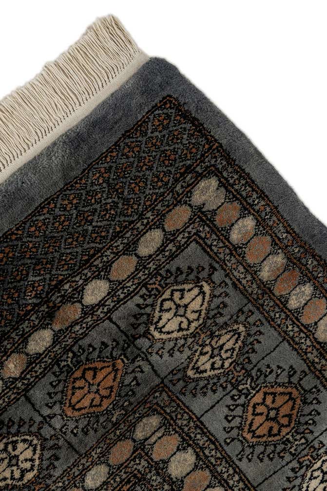 7' 6 x 9' 8 Hand Knotted Torkaman Persian Wool Rug