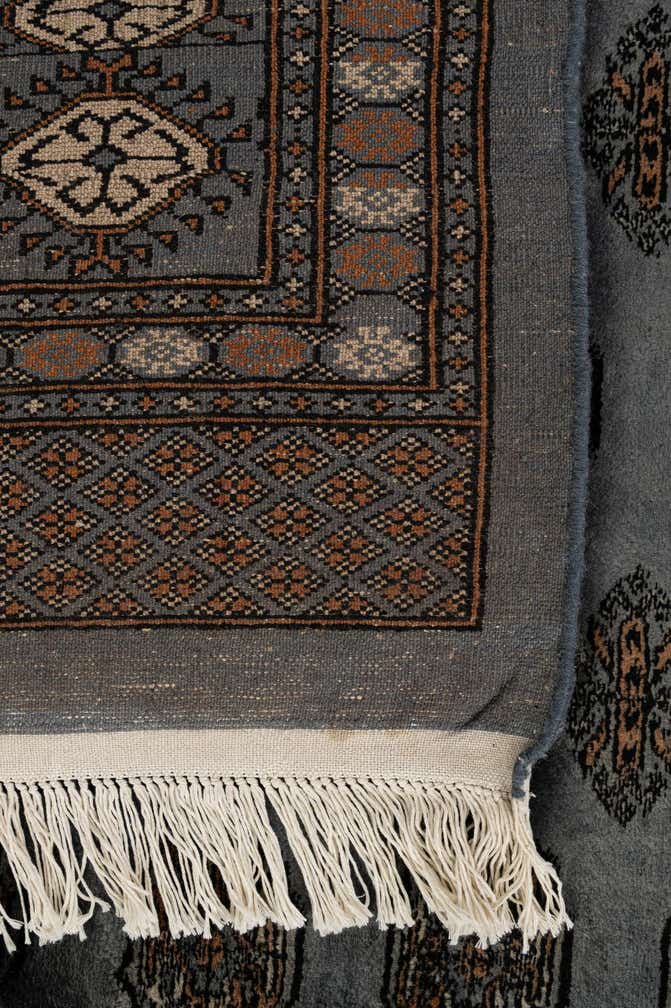 7' 6 x 9' 8 Hand Knotted Torkaman Persian Wool Rug