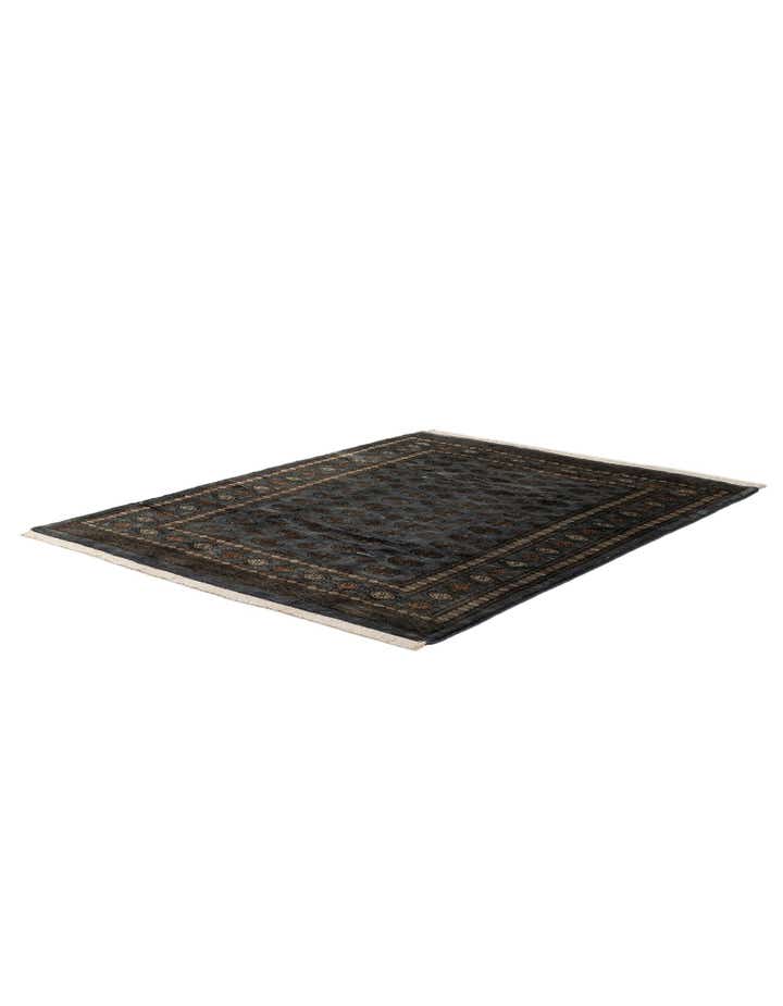 7' 6 x 9' 8 Hand Knotted Torkaman Persian Wool Rug