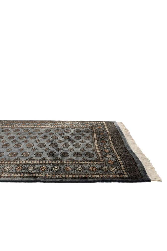 7' 6 x 9' 8 Hand Knotted Torkaman Persian Wool Rug