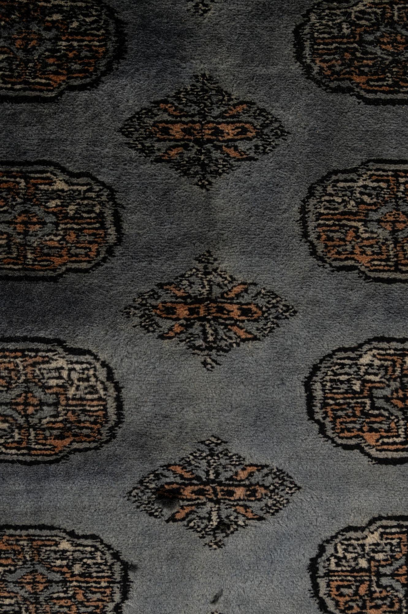 7' 6 x 9' 8 Hand Knotted Torkaman Persian Wool Rug