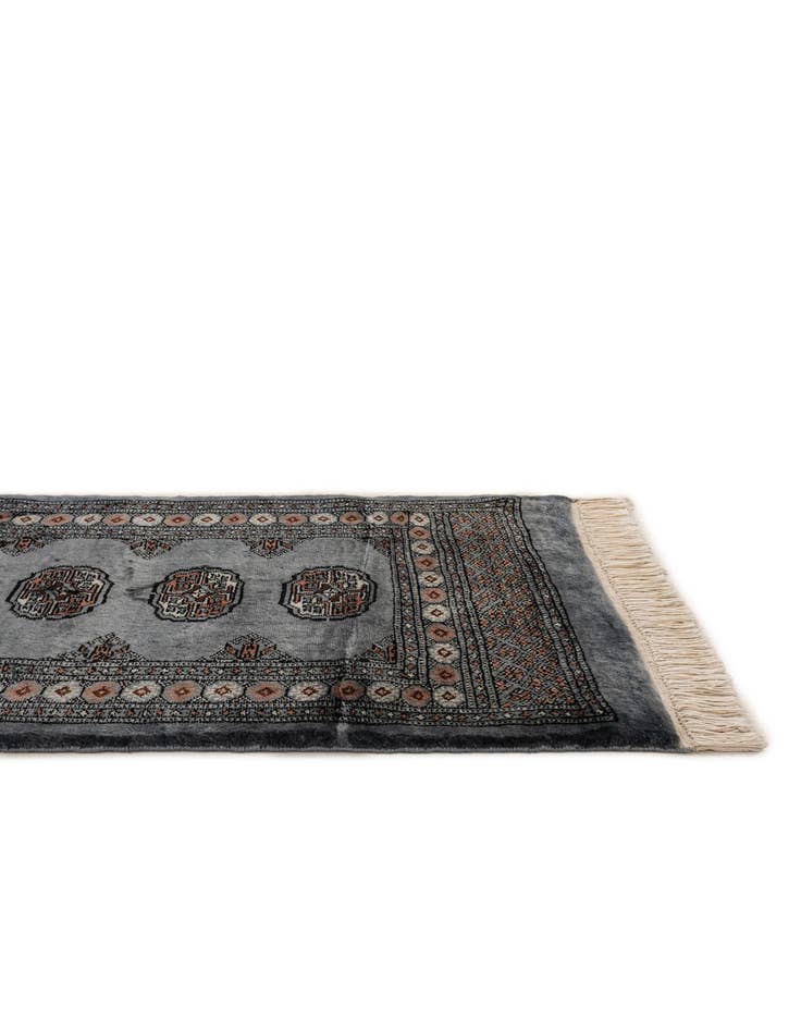 Detail image of 2' 8 x 4' 5  Hand Knotted Torkaman Persian Wool Rug