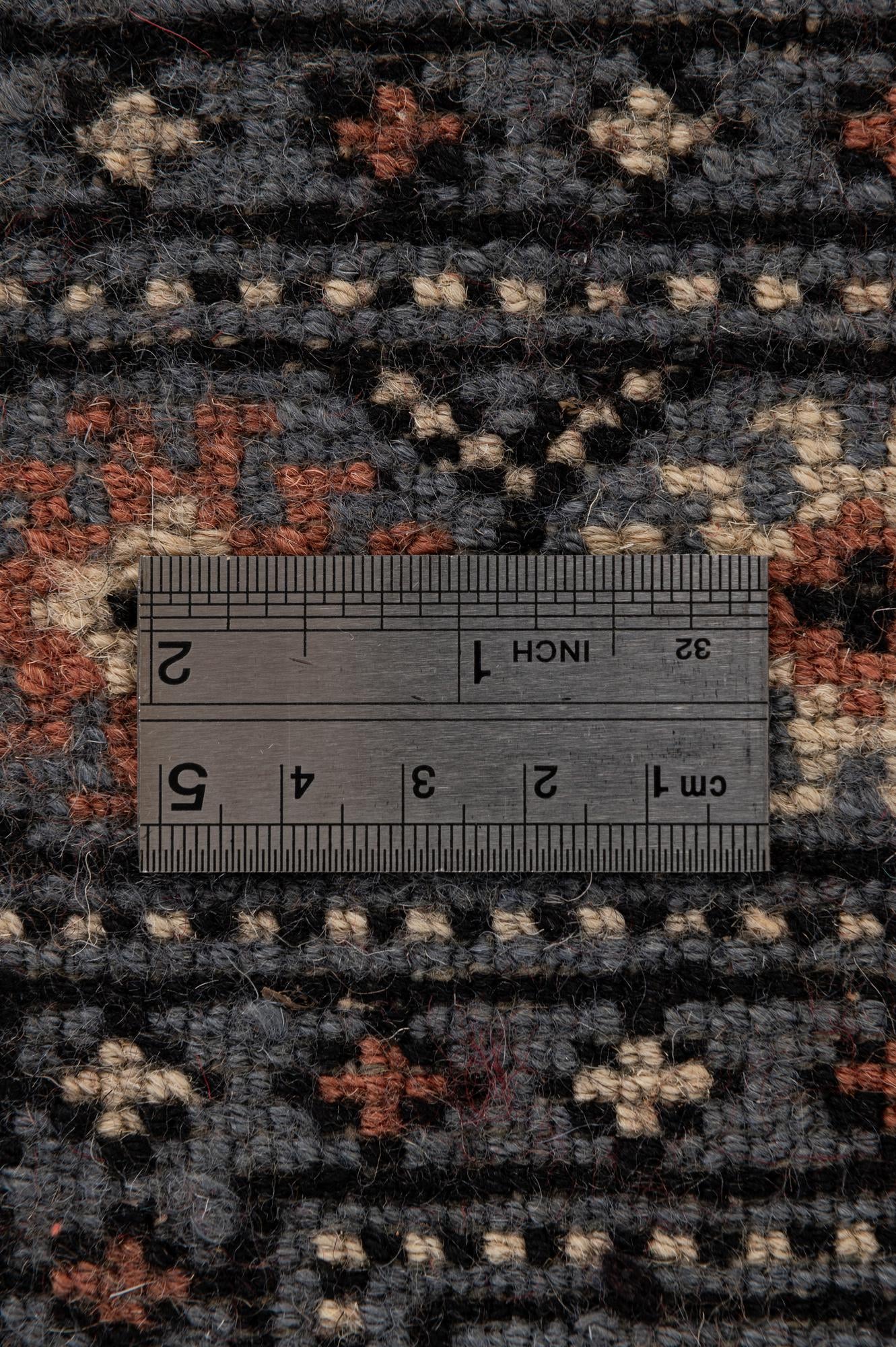 4' 3 x 6' 8 Hand Knotted Torkaman Persian Wool Rug