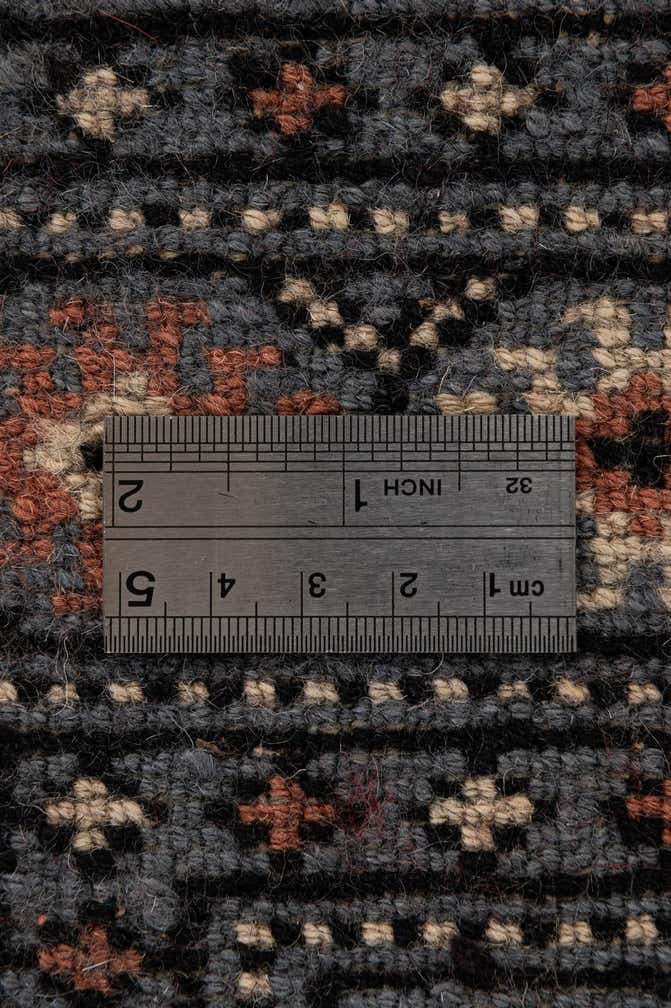 4' 3 x 6' 8 Hand Knotted Torkaman Persian Wool Rug