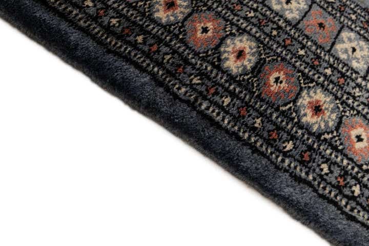 4' 3 x 6' 8 Hand Knotted Torkaman Persian Wool Rug