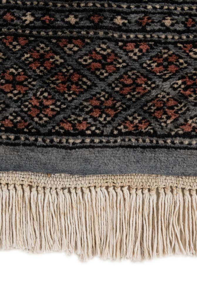 4' 3 x 6' 8 Hand Knotted Torkaman Persian Wool Rug