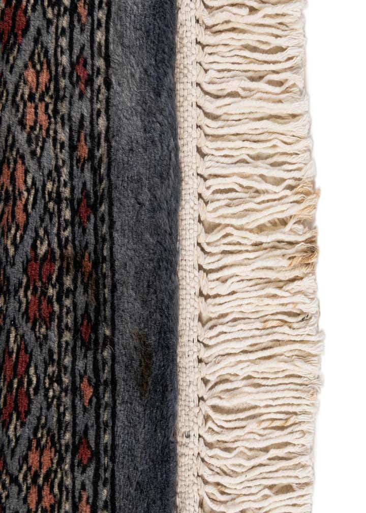 4' 1 x 5' 7 Hand Knotted Torkaman Persian Wool Rug