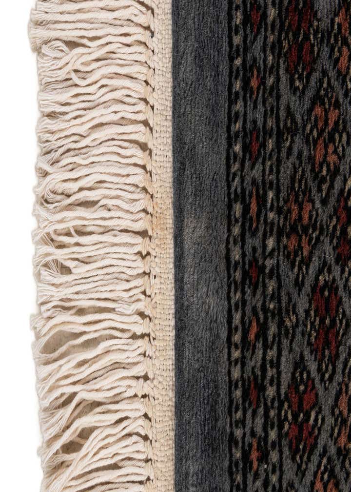 4' 1 x 5' 7 Hand Knotted Torkaman Persian Wool Rug