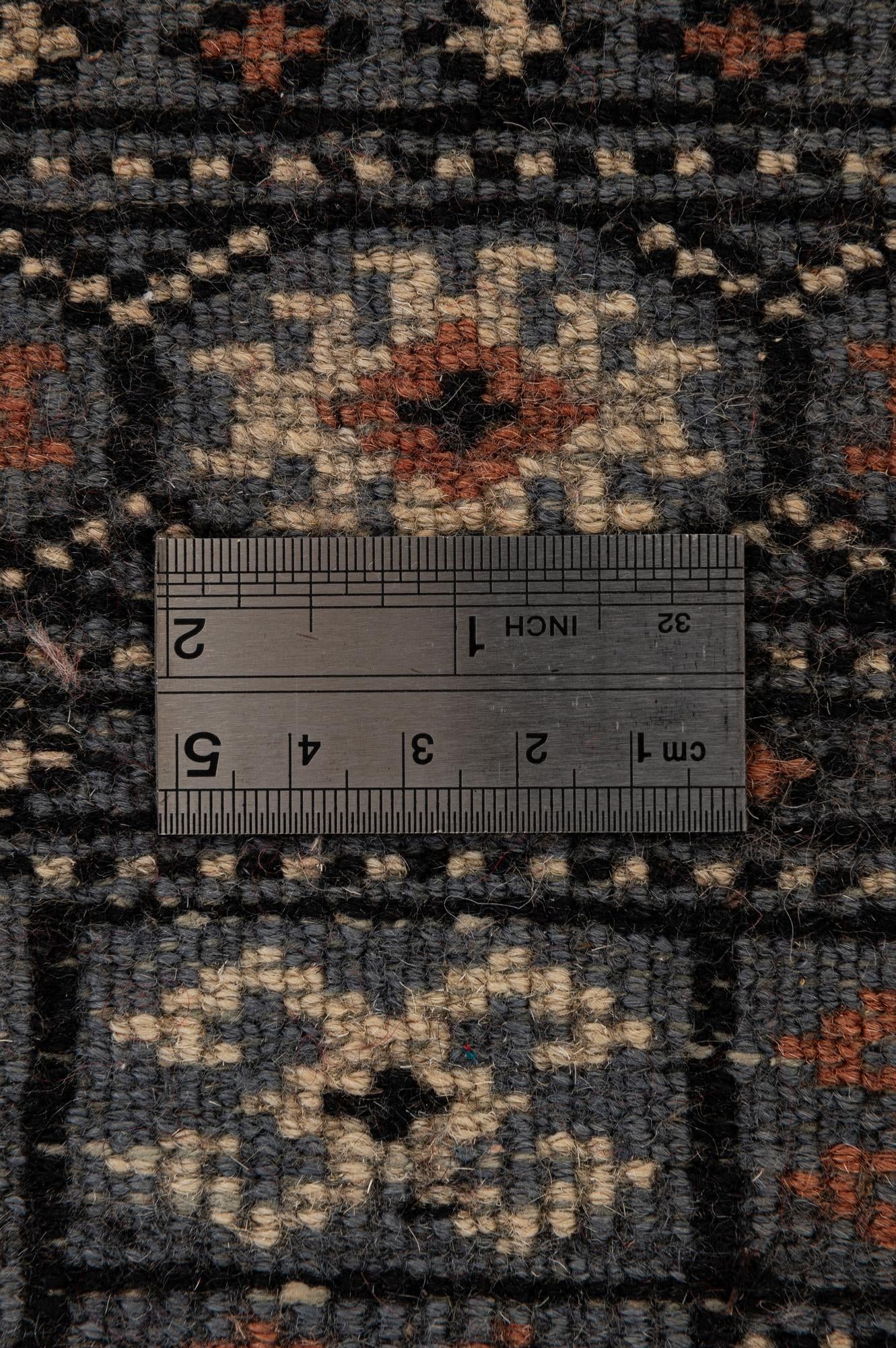 4' 2 x 5' 9 Hand Knotted Torkaman Persian Wool Rug
