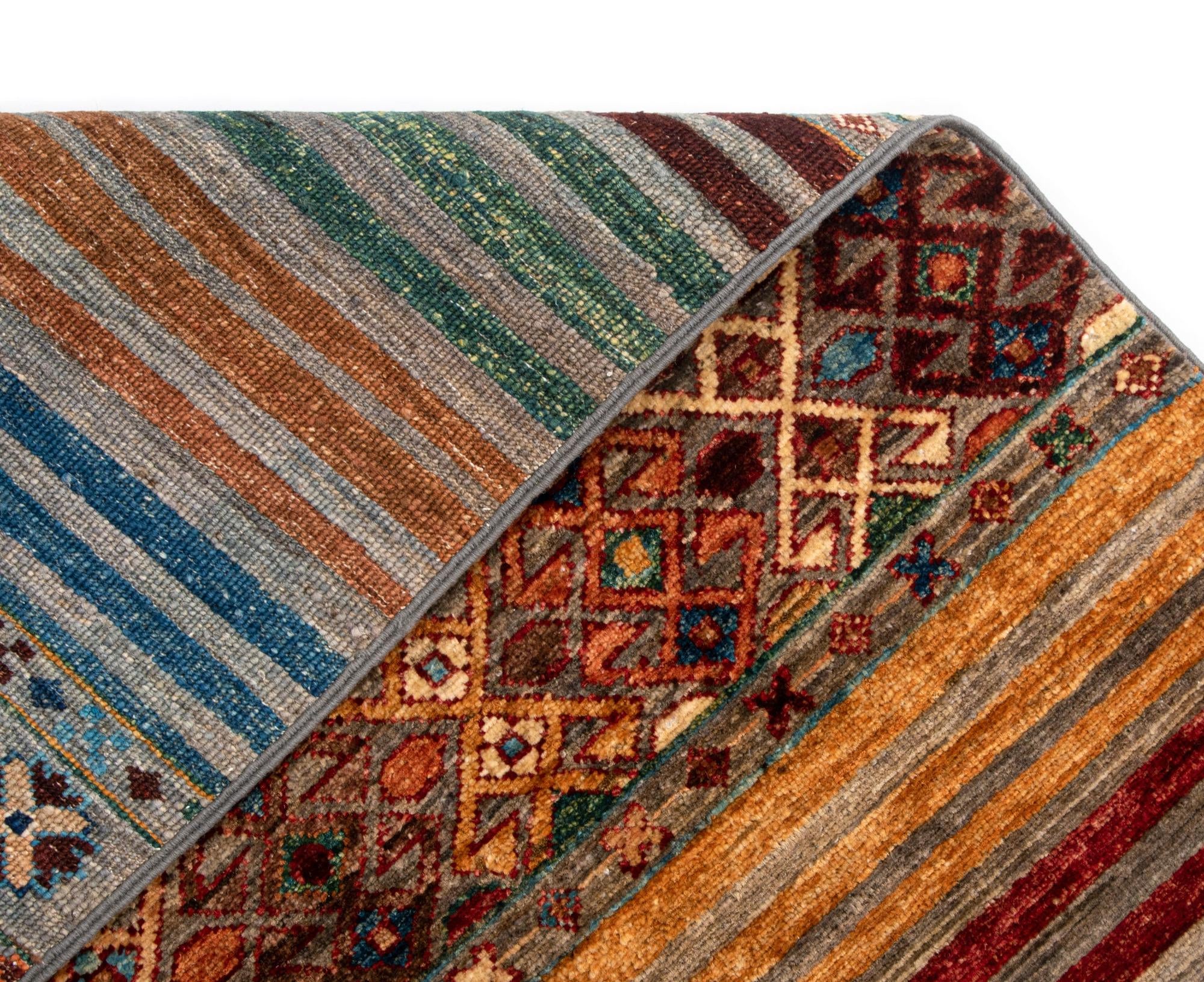 5' 9 x 8' 2 Torkman Wool Rug