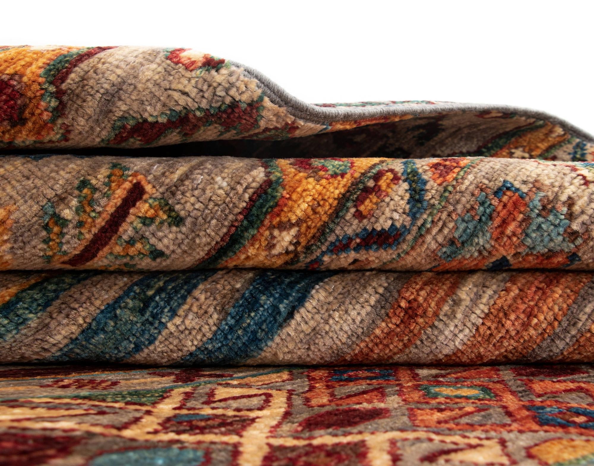 5' 9 x 8' 2 Torkman Wool Rug