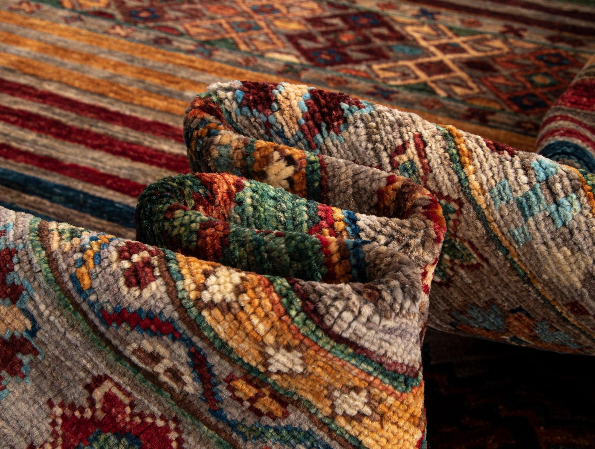 5' 9 x 8' 2 Torkman Wool Rug
