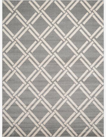 Gray Trellis Rug