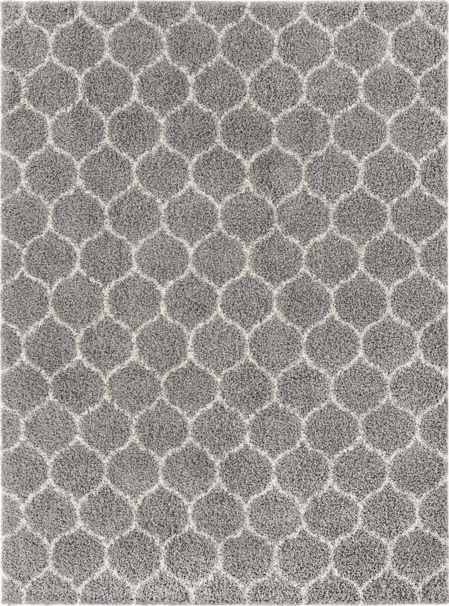 9' x 12' Trellis Shag Rug