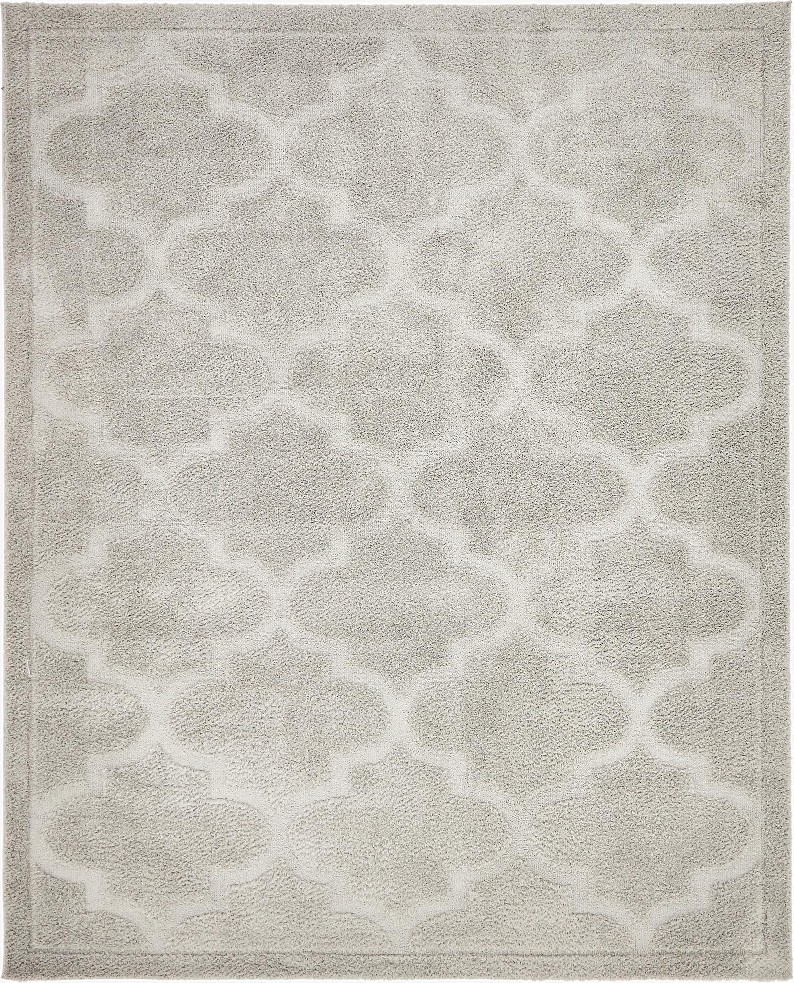8' x 10' Trellis Shag Rug