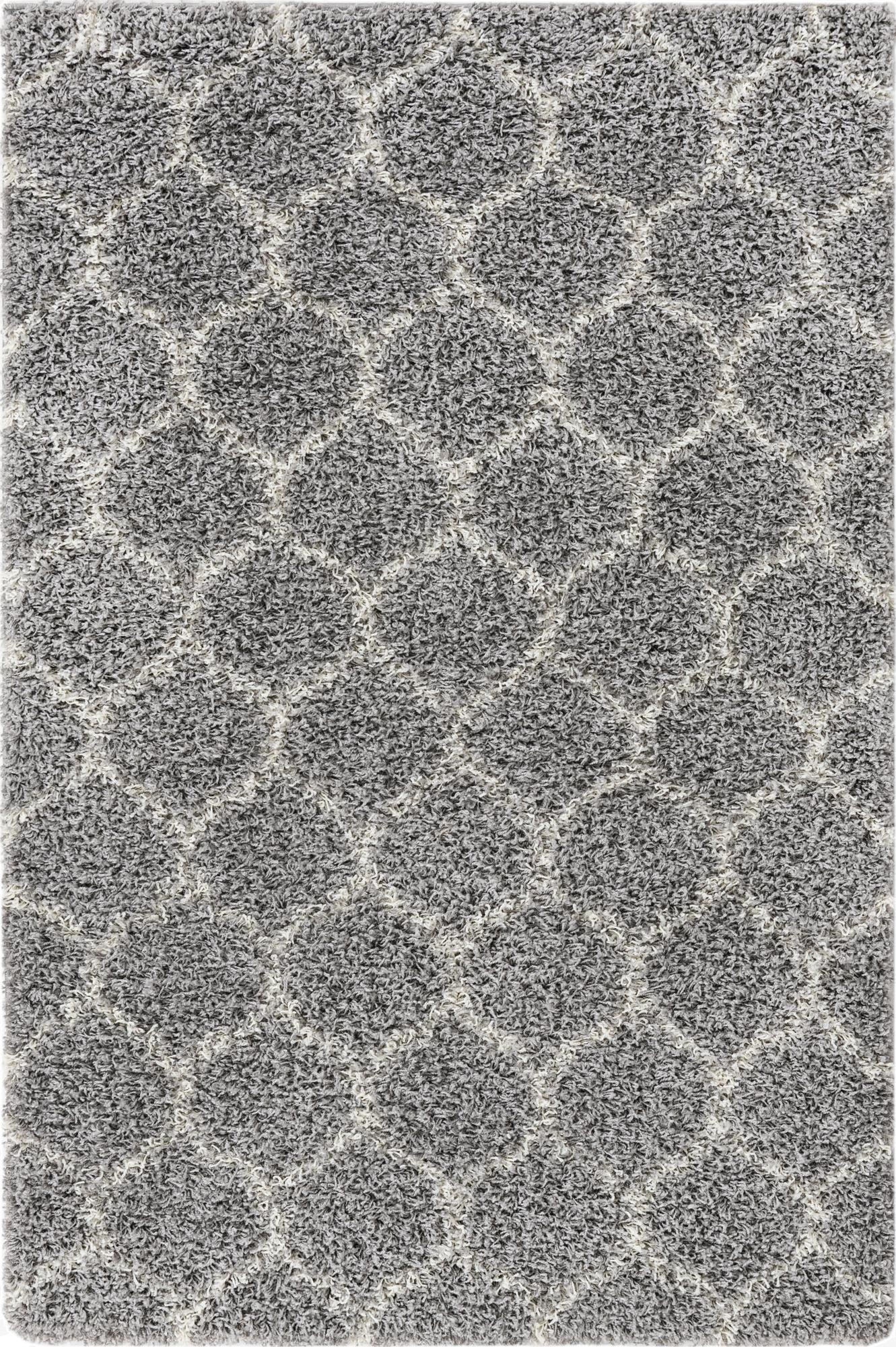 4' x 6' Trellis Shag Rug