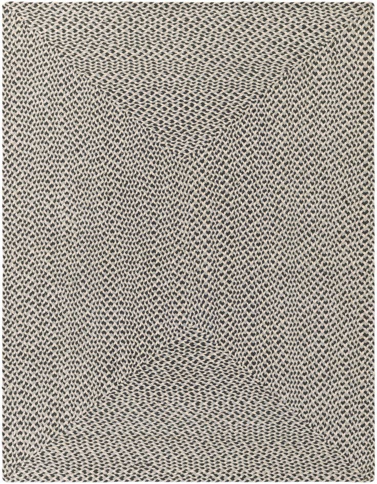 Detail image of 4' 1 x 6' 1  Hand Tweed Braided Jute Rug