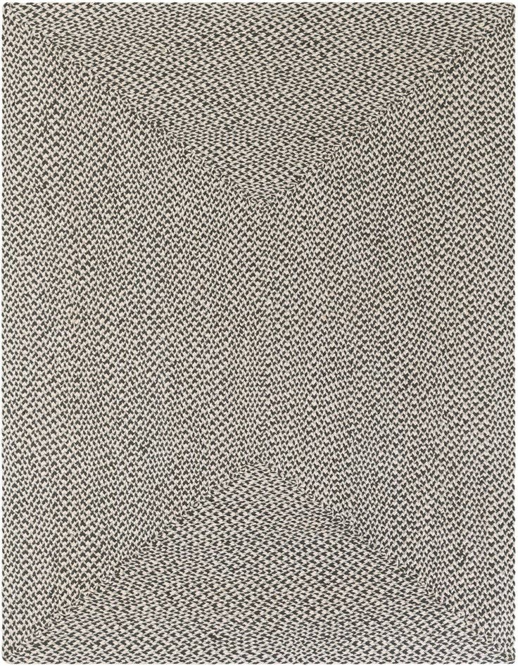 Detail image of 5' 1 x 8'  Hand Tweed Braided Jute Rug