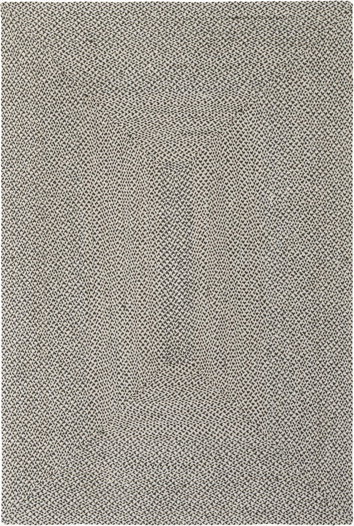 6' 1 x 9'  Hand Tweed Braided Jute Rug