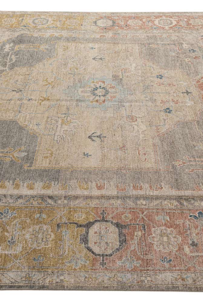 8' 8 x 11' 11 Hand Knotted Ultra Vintage Persian Wool Rug