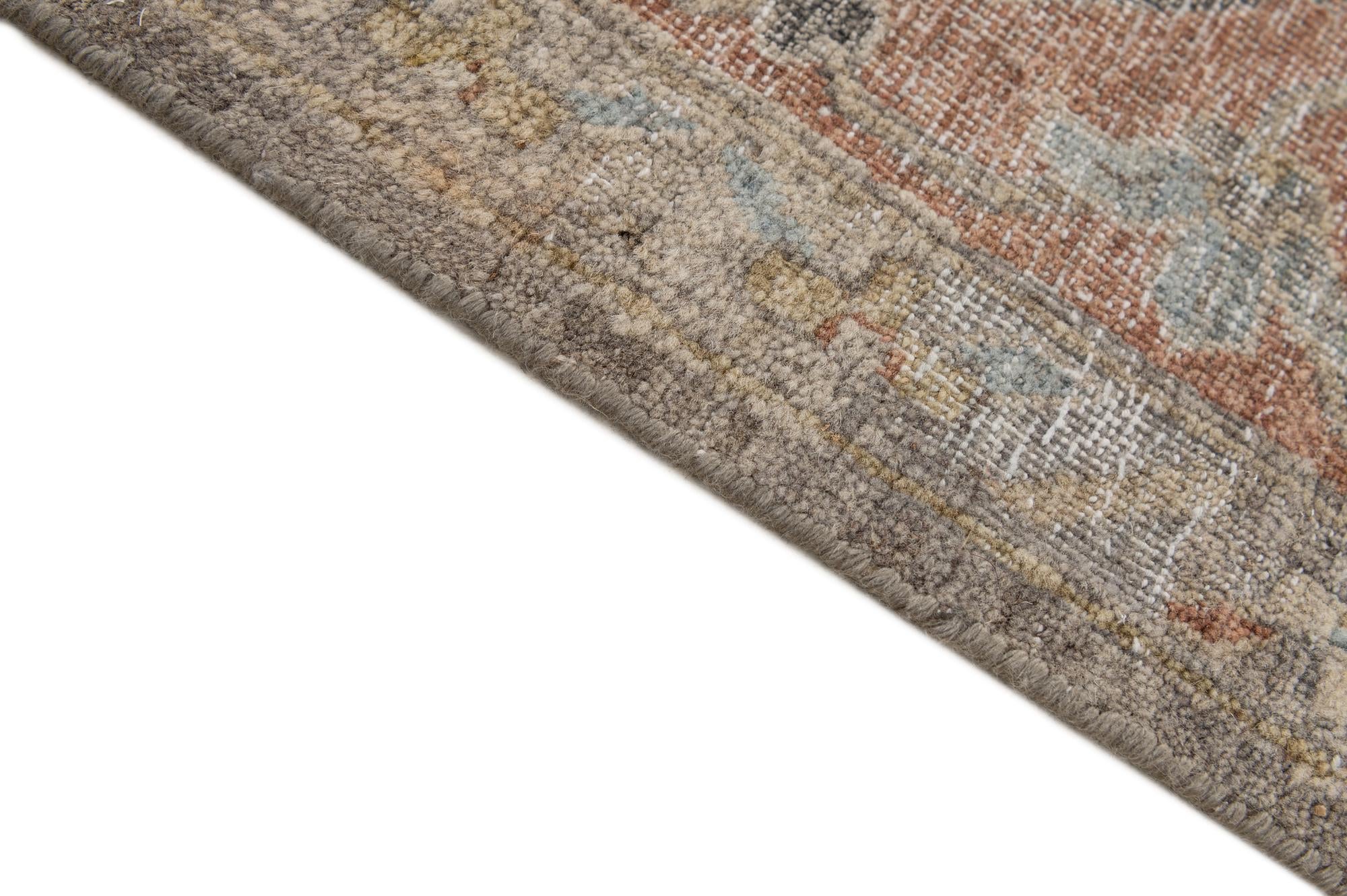8' 8 x 11' 11 Hand Knotted Ultra Vintage Persian Wool Rug
