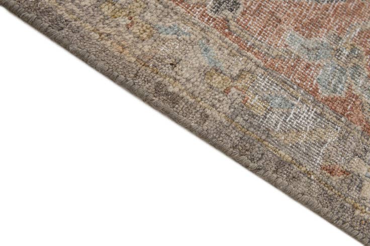 Detail image of 8' 8 x 11' 11 Hand Knotted Ultra Vintage Persian Wool Rug