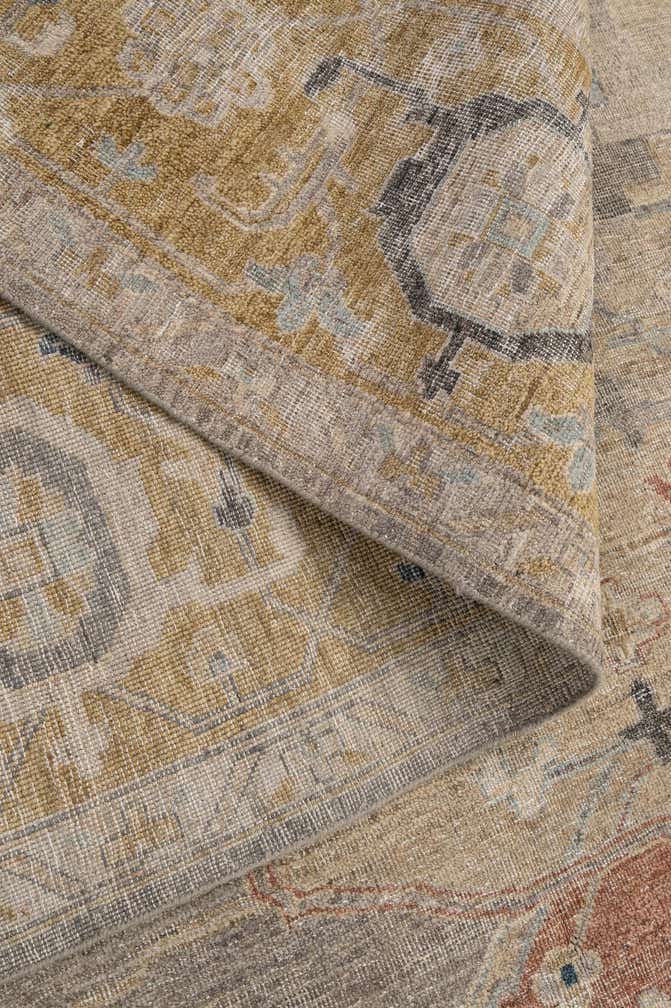 8' 8 x 11' 11 Hand Knotted Ultra Vintage Persian Wool Rug