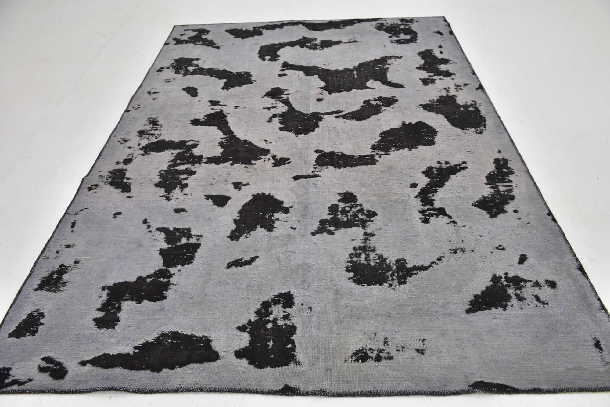 6' 5 x 9' 5 Hand Knotted Ultra Vintage Persian Wool Rug