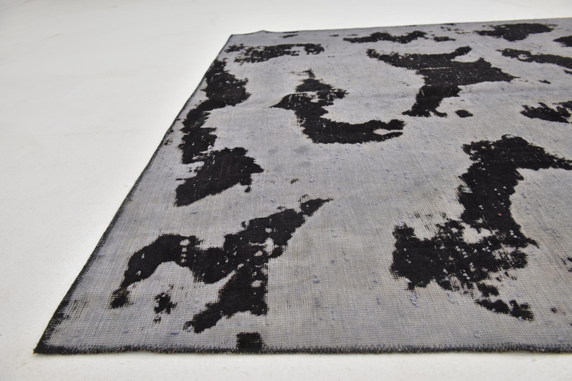 6' 5 x 9' 5 Hand Knotted Ultra Vintage Persian Wool Rug