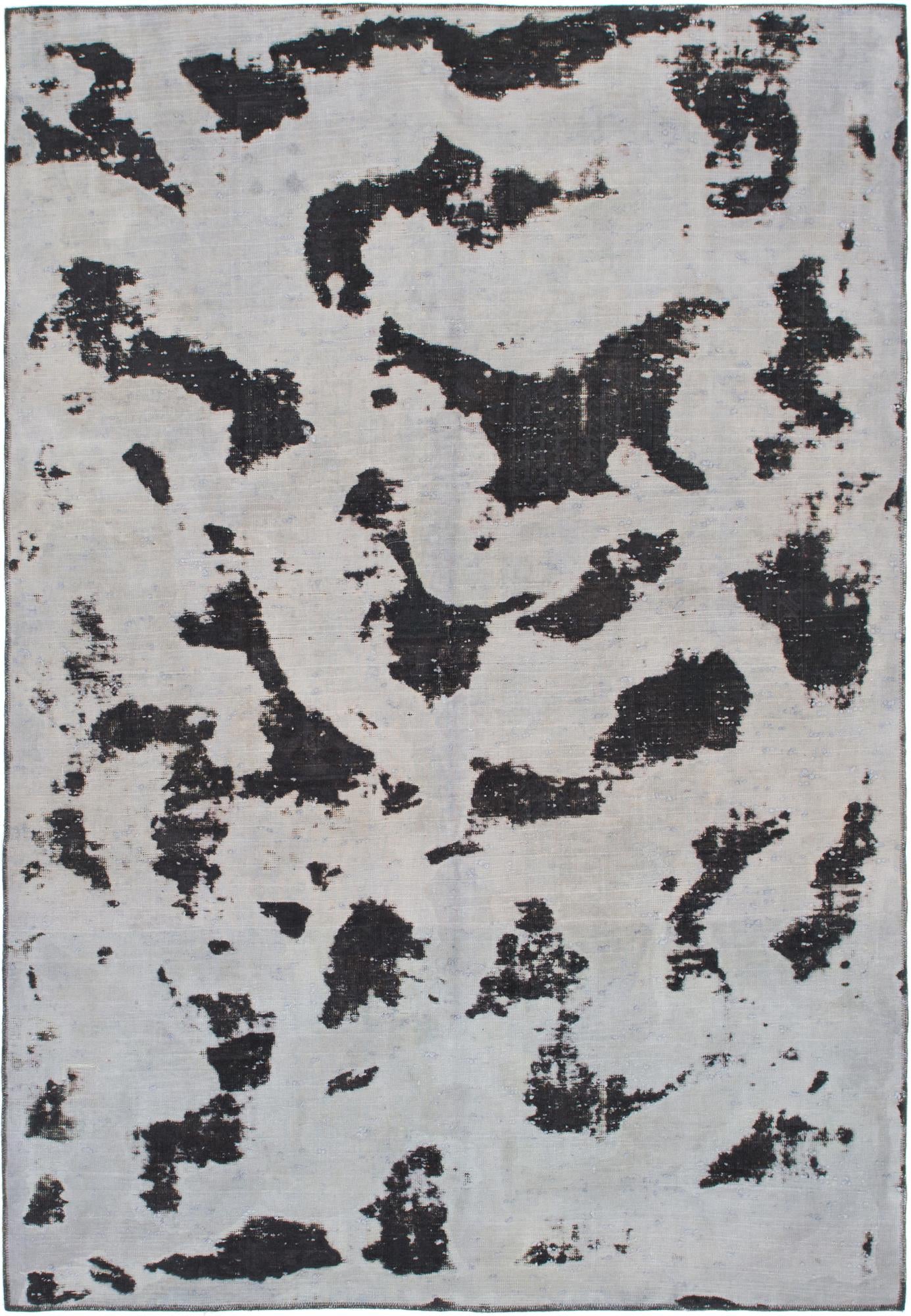 6' 5 x 9' 5 Hand Knotted Ultra Vintage Persian Wool Rug